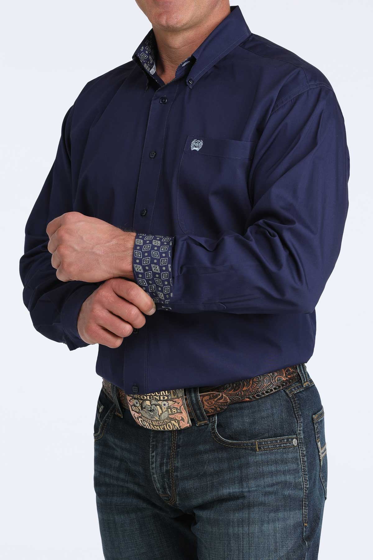 Cinch Men's Long Sleeve Shirt STYLE MTW106074X