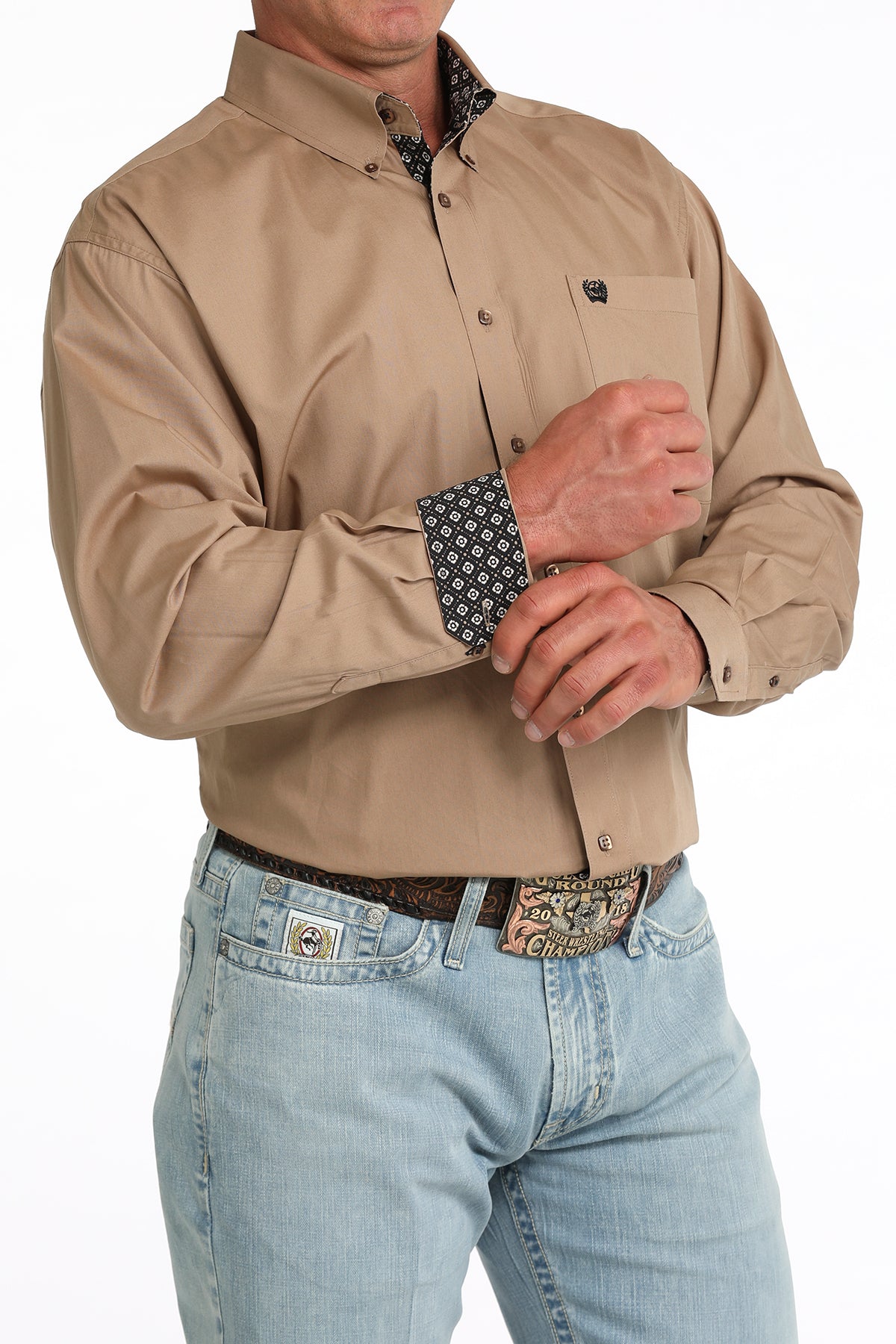 Cinch Men's Long Sleeve Shirt STYLE MTW1106090