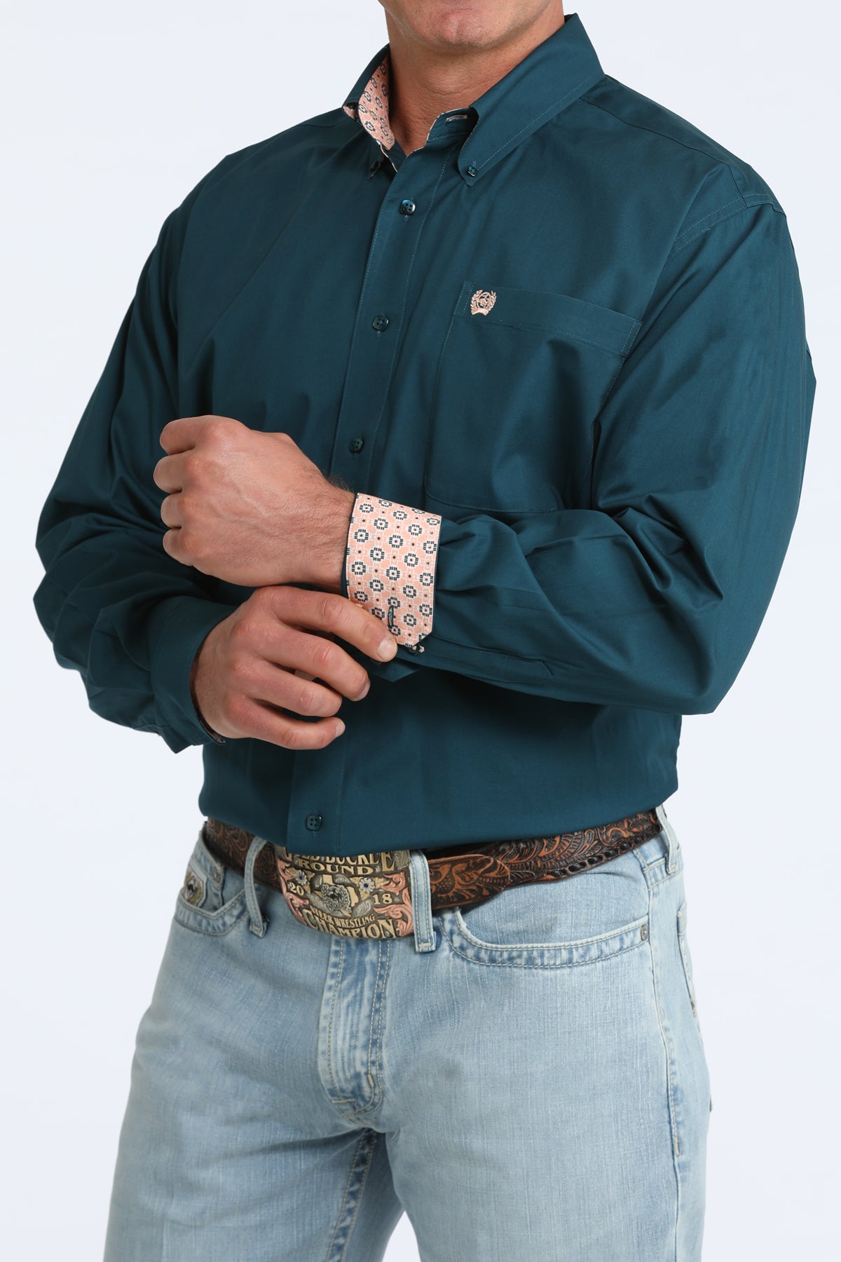 Cinch Men's Long Sleeve Shirt STYLE MTW1106106