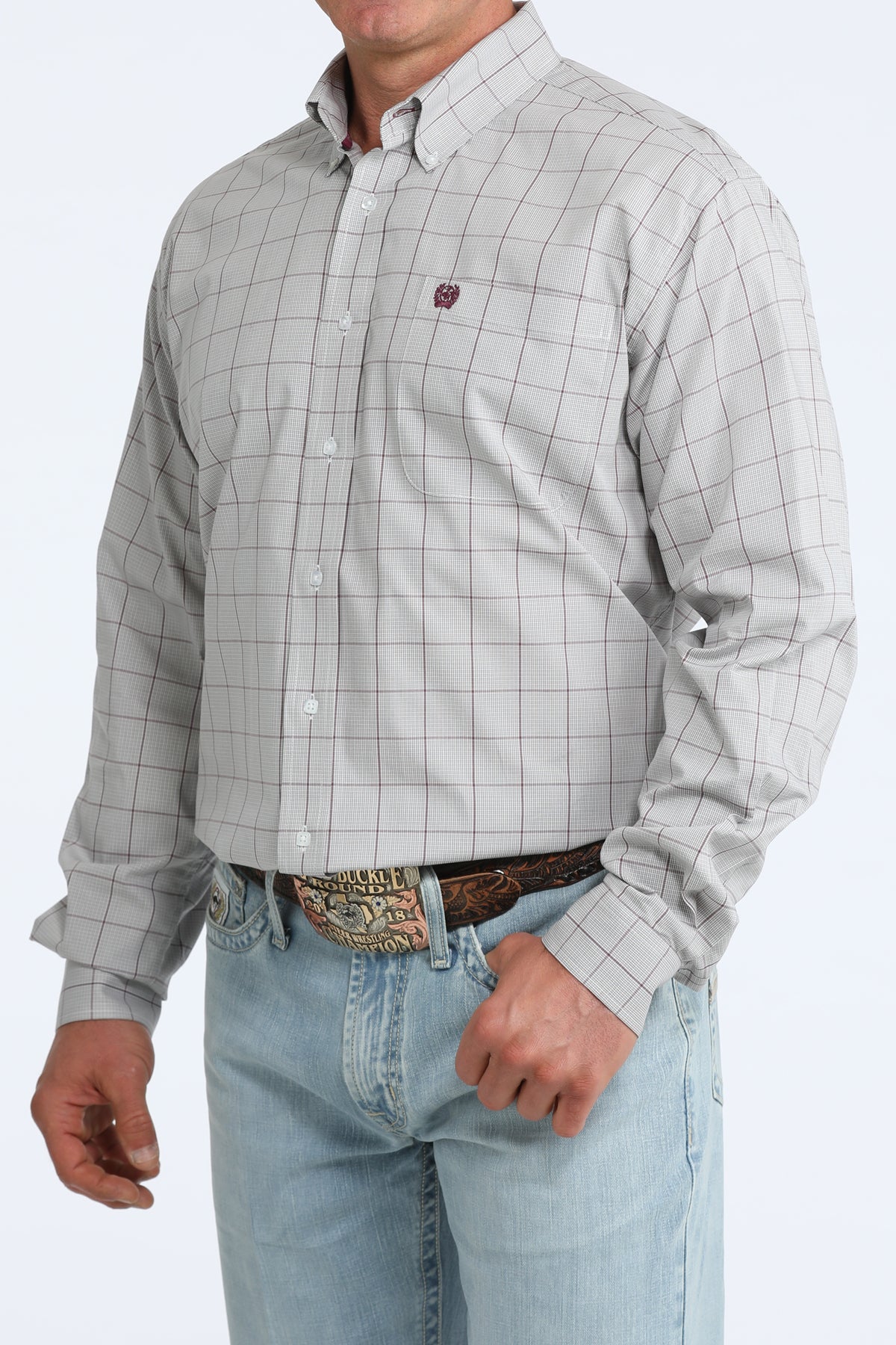 Cinch Men's Long Sleeve Shirt STYLE MTW1106111