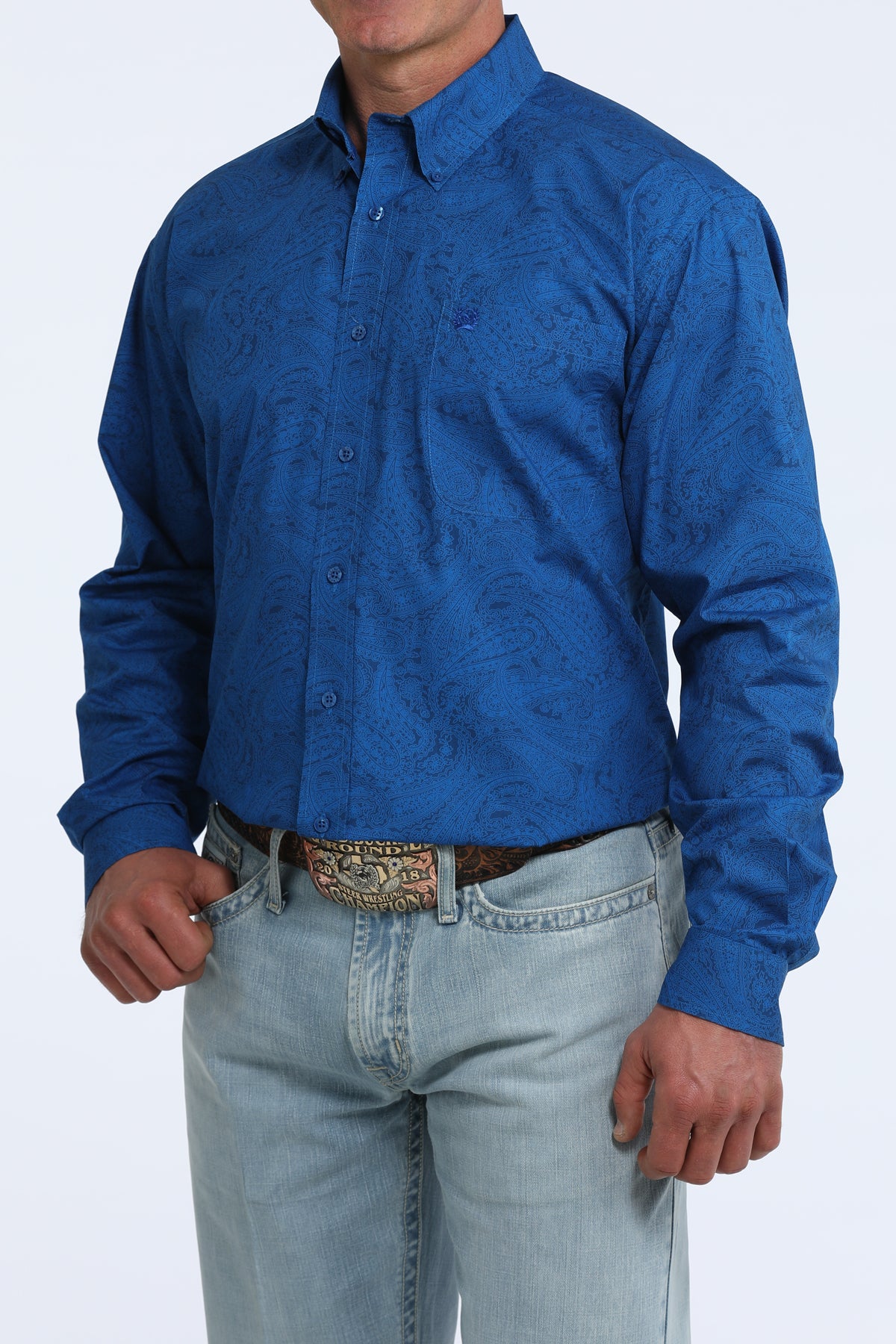 Cinch Men's Long Sleeve Shirt STYLE MTW1106121