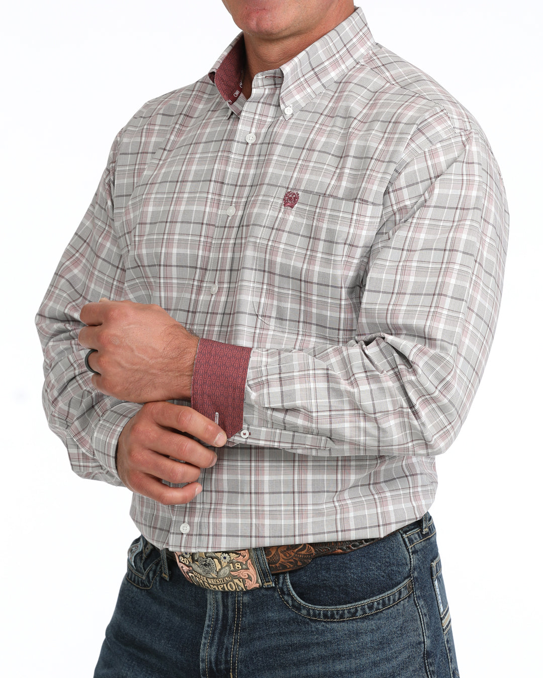 Cinch Men's Long Sleeve Shirt STYLE MTW1106159