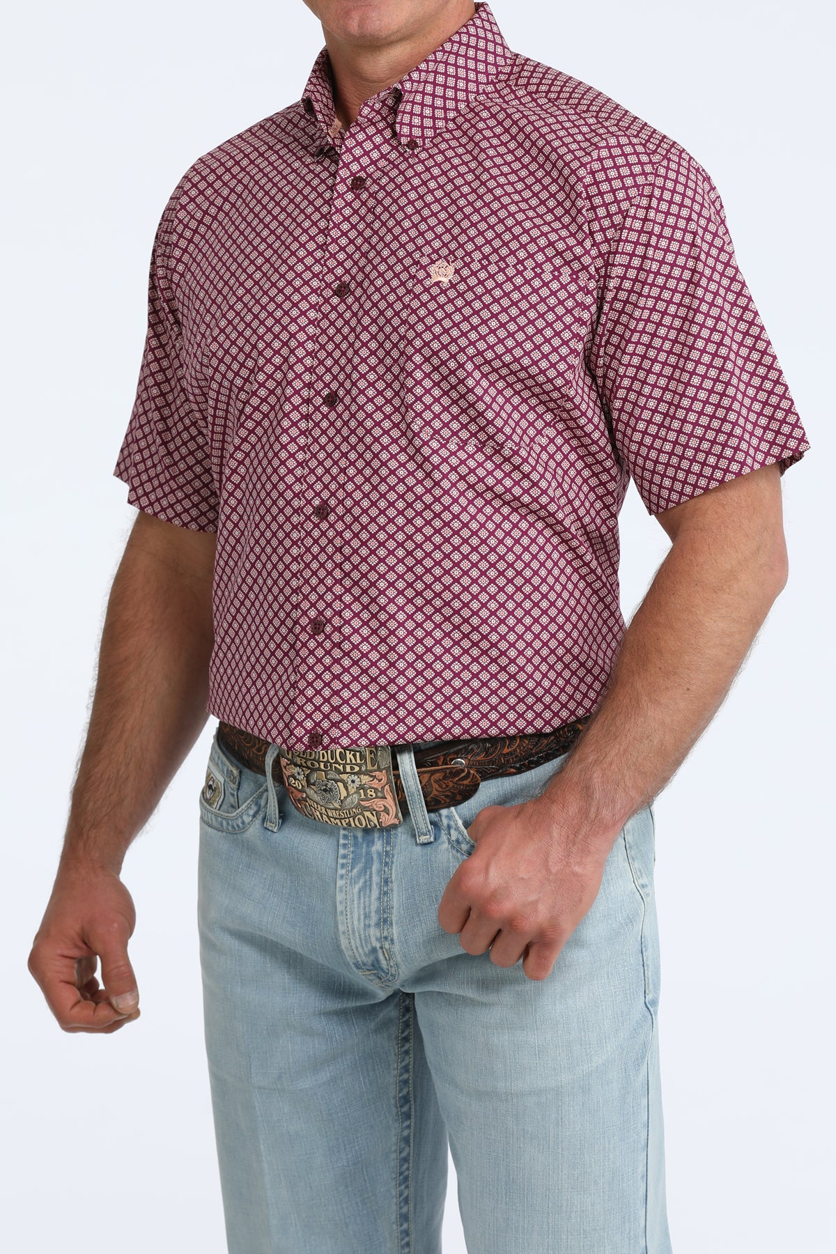 Cinch Men's Short Sleeve Shirt STYLE MTW1111527