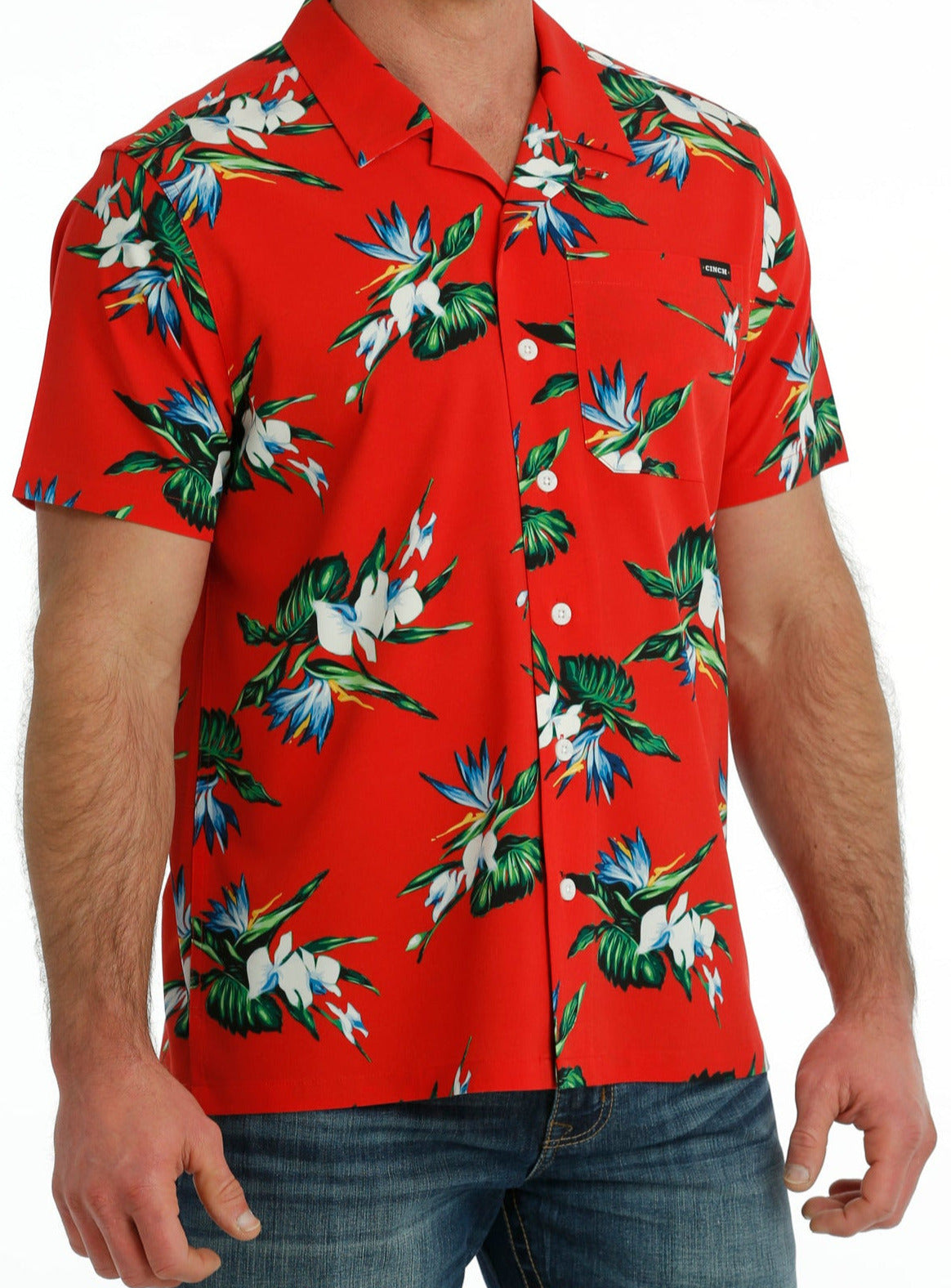 Cinch Men's Short Sleeve Camp Shirt STYLE MTW1401040