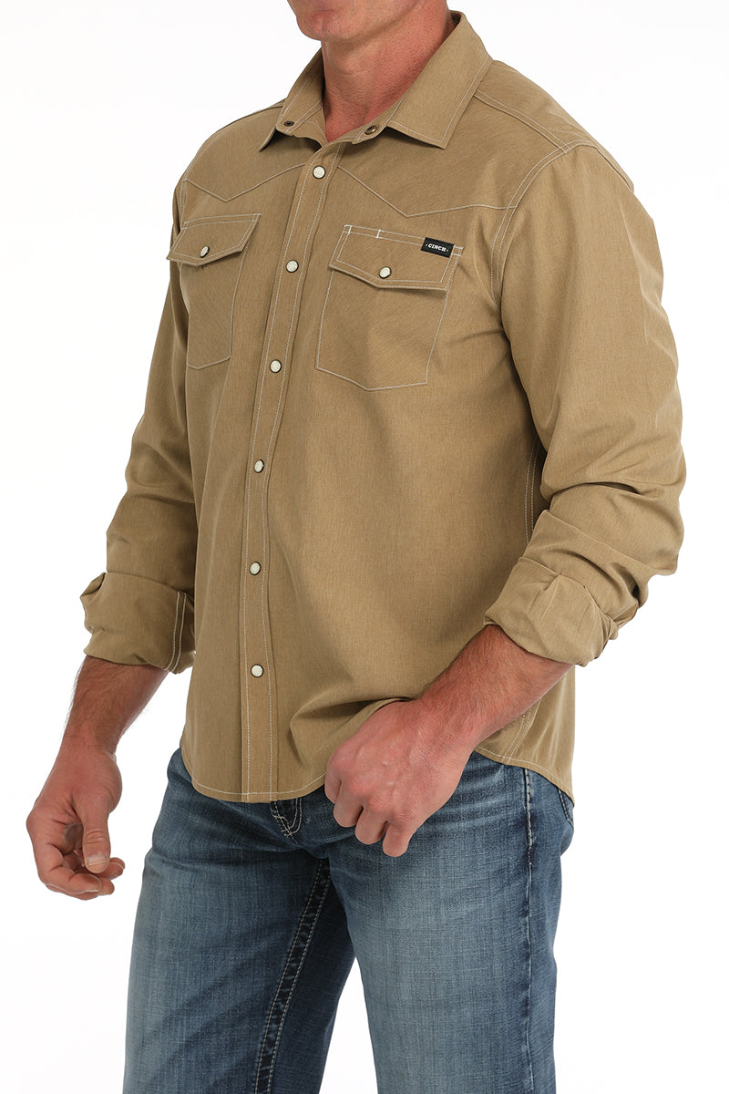 Cinch Men's Arenaflex Western Camp Shirt STYLE MTW1403002