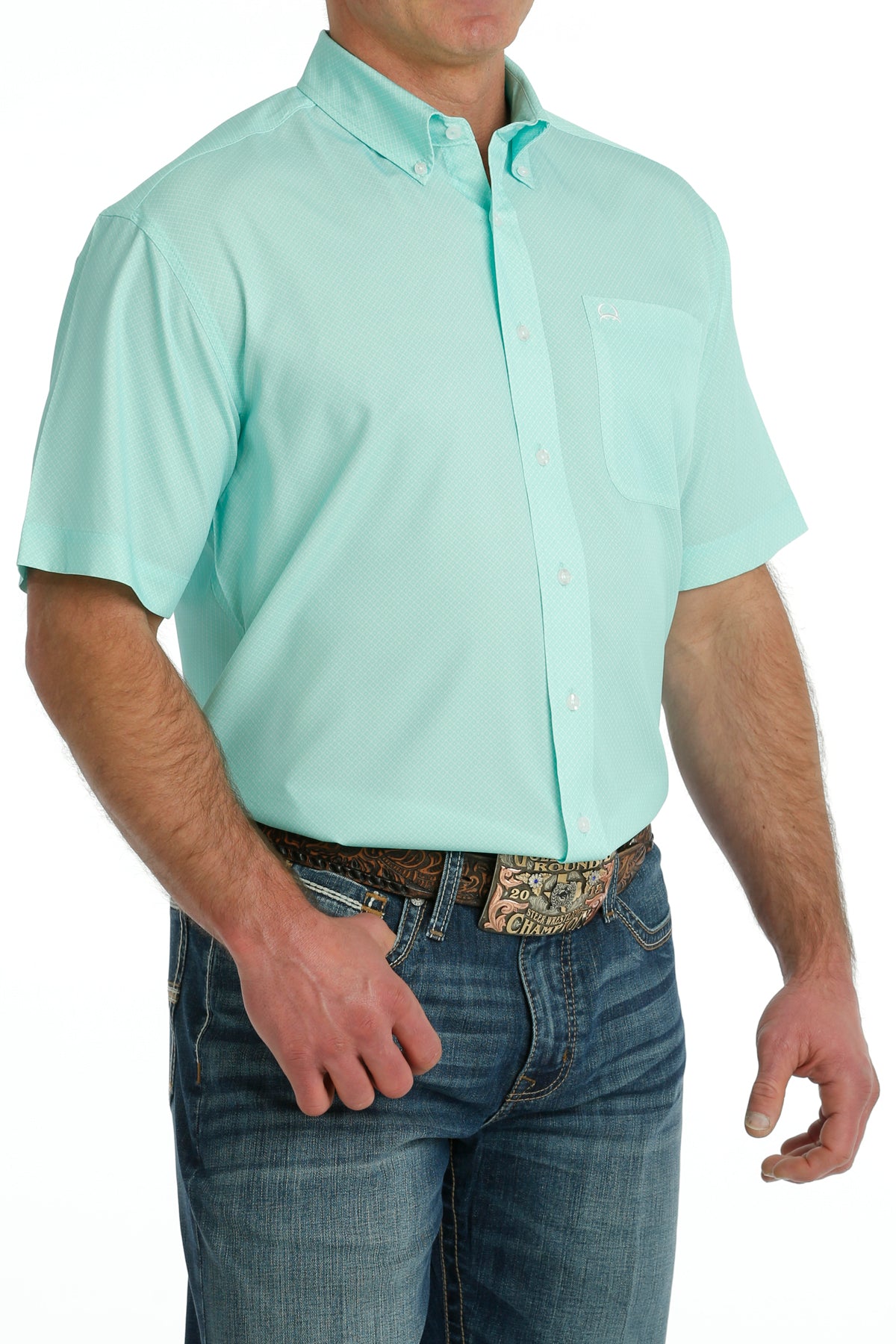 Cinch Men's Short Sleeve Shirt STYLE MTW1704129