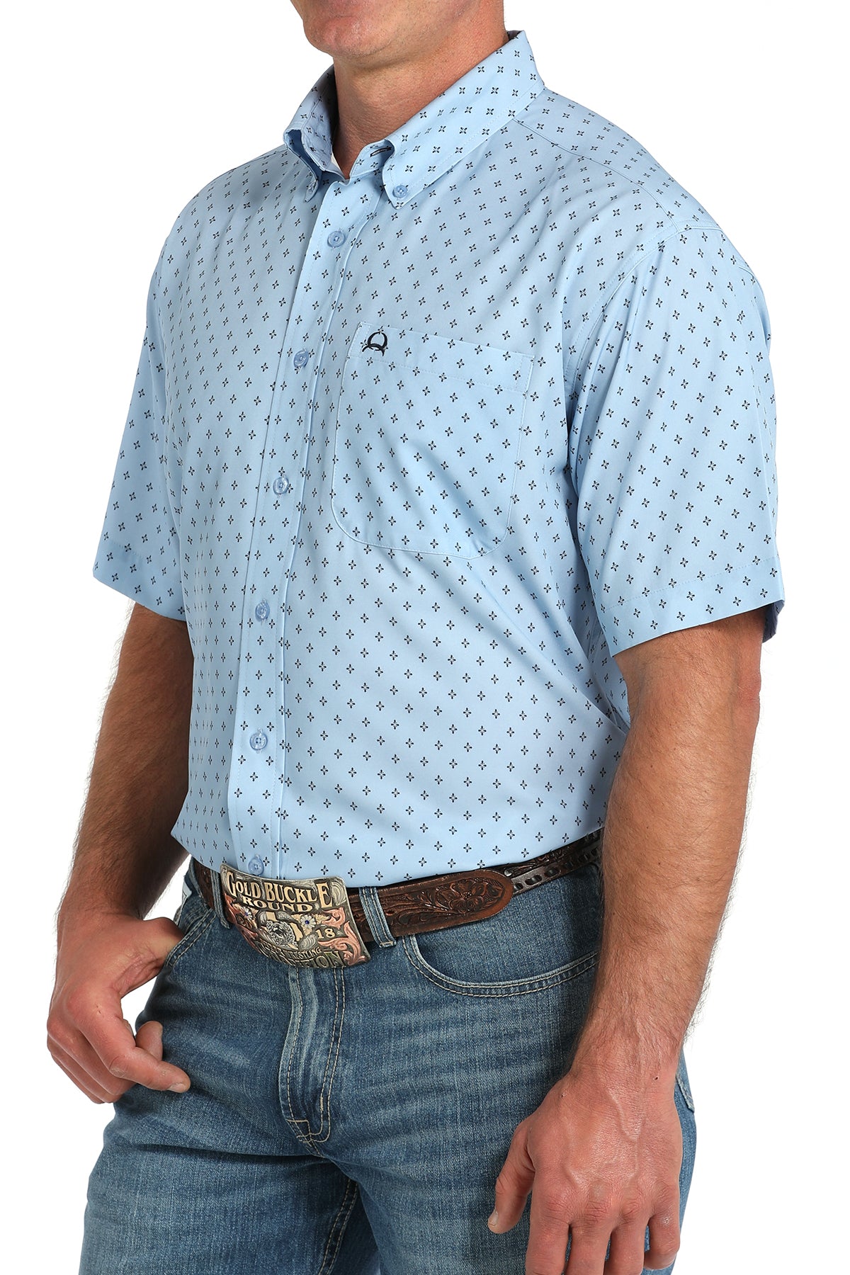 Cinch Men's Short Sleeve Shirt STYLE MTW1704152