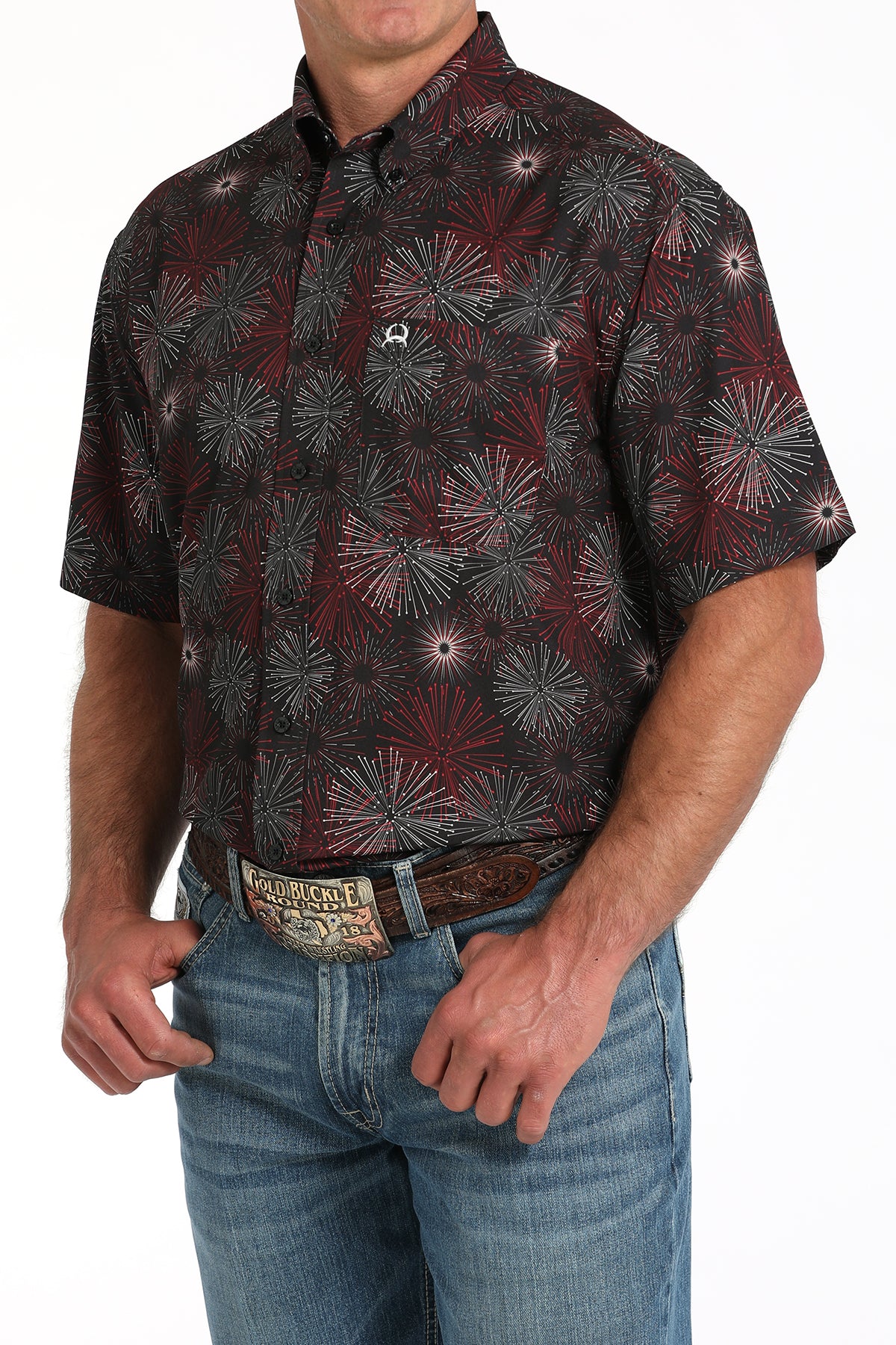Cinch Men's Short Sleeve Shirt STYLE MTW1704156