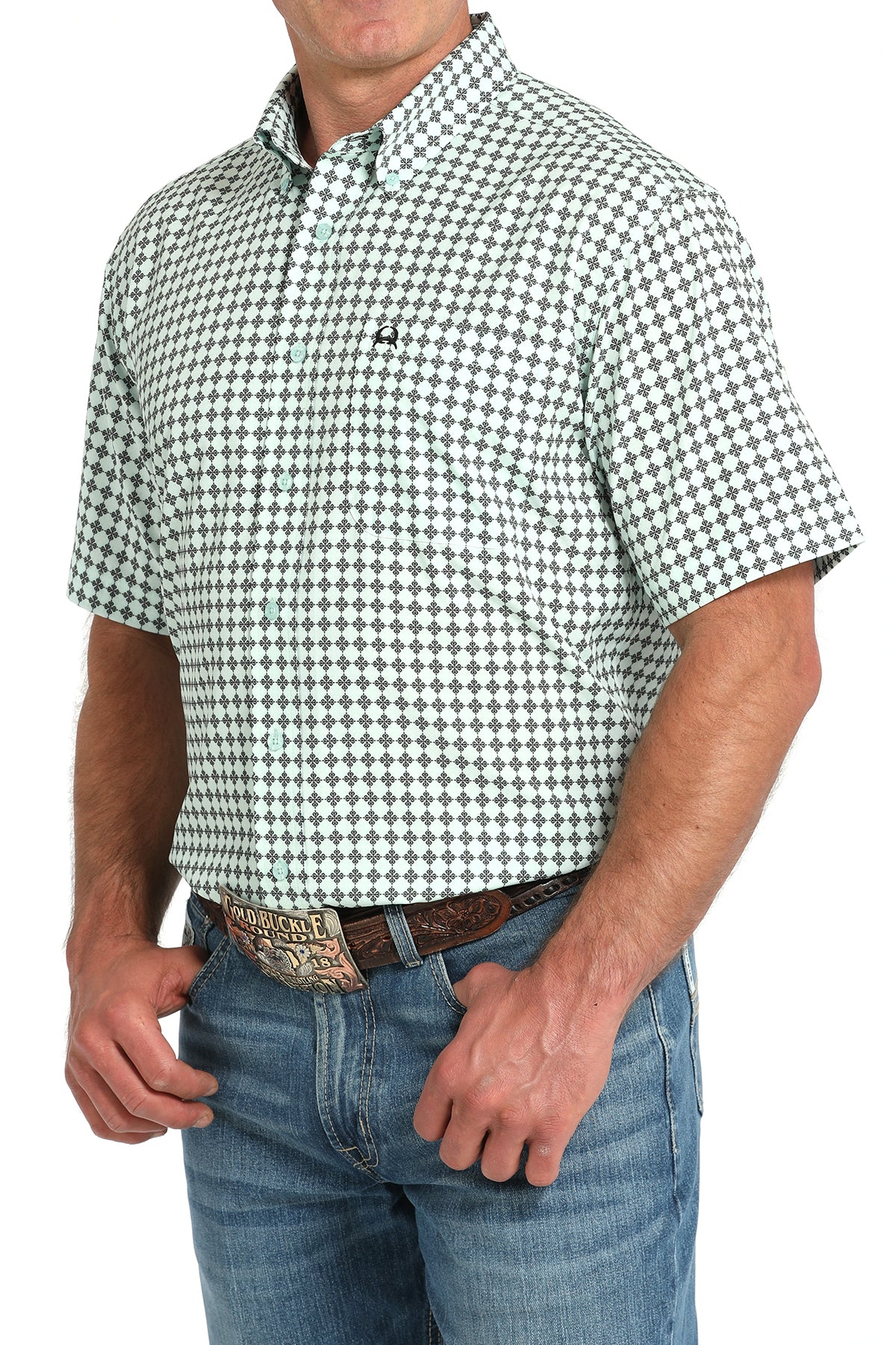 Cinch Men's Short Sleeve Shirt STYLE MTW1704159