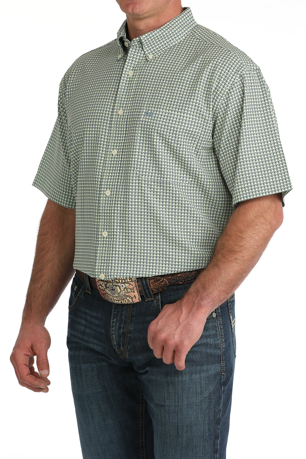 Cinch Men's Arenaflex Short Sleeve Shirt STYLE MTW1704164