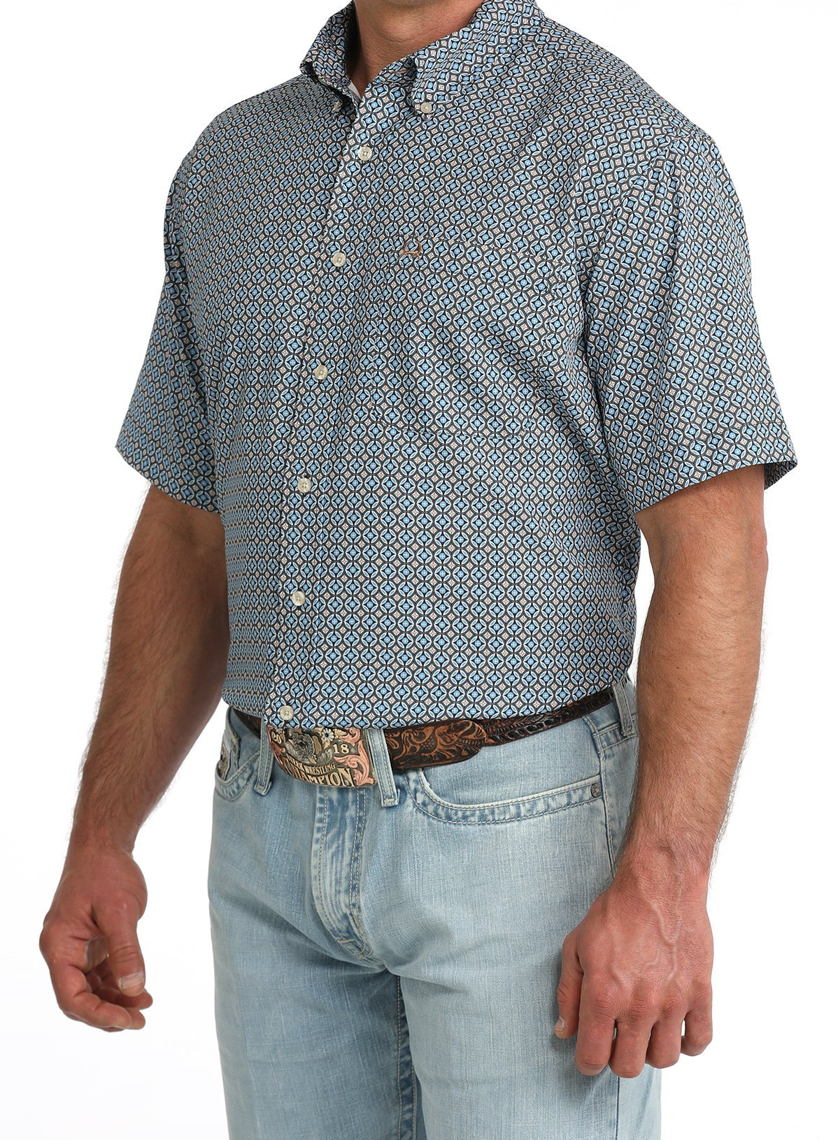 Cinch Men's Short Sleeve Shirt  STYLE MTW1704177