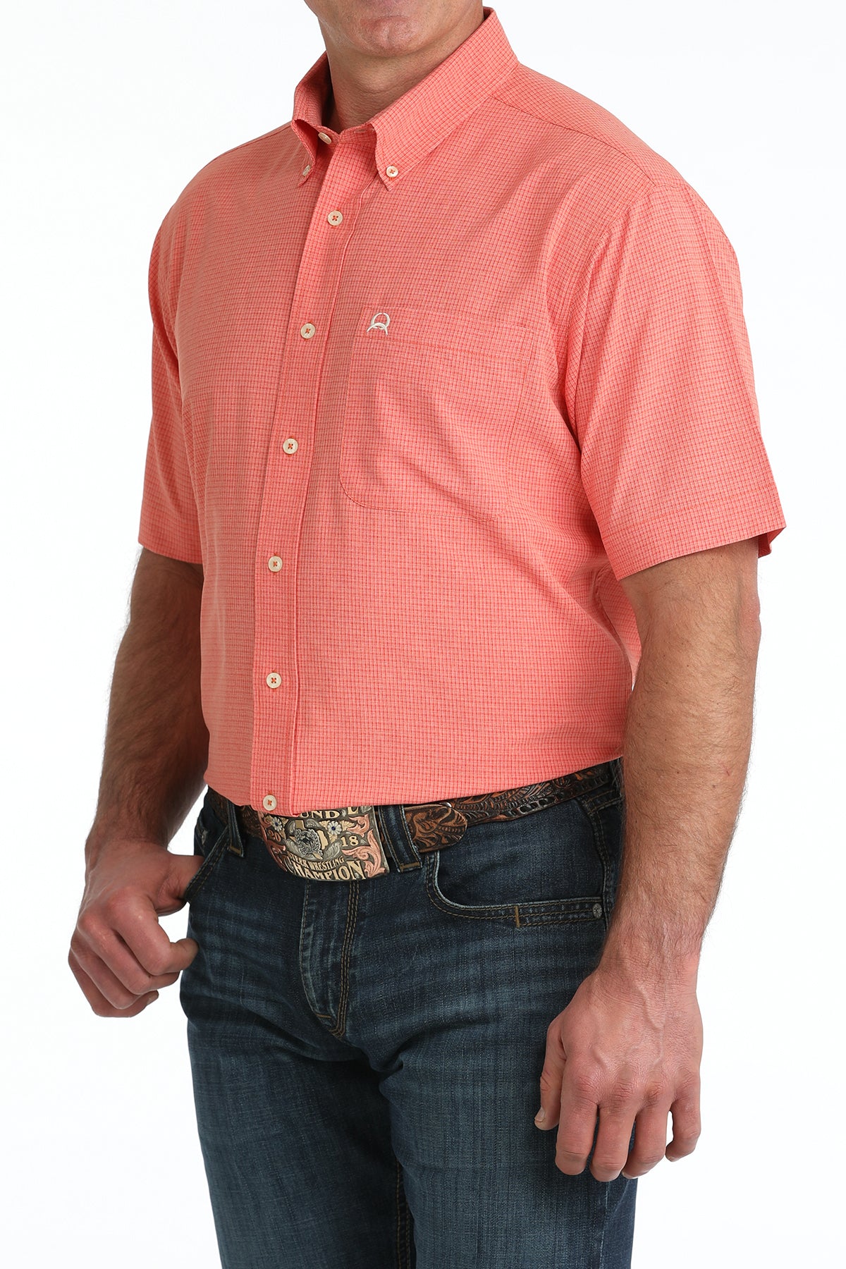 Cinch Men's Arenaflex Short Sleeve Shirt STYLE MTW1725003