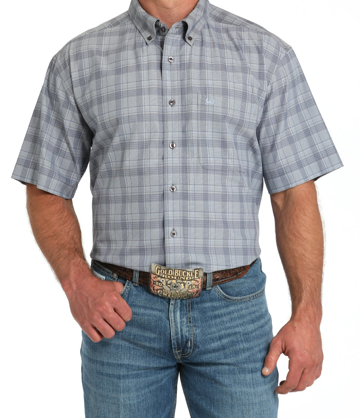 Cinch Men's Short Sleeve Shirt STYLE MTW174153X