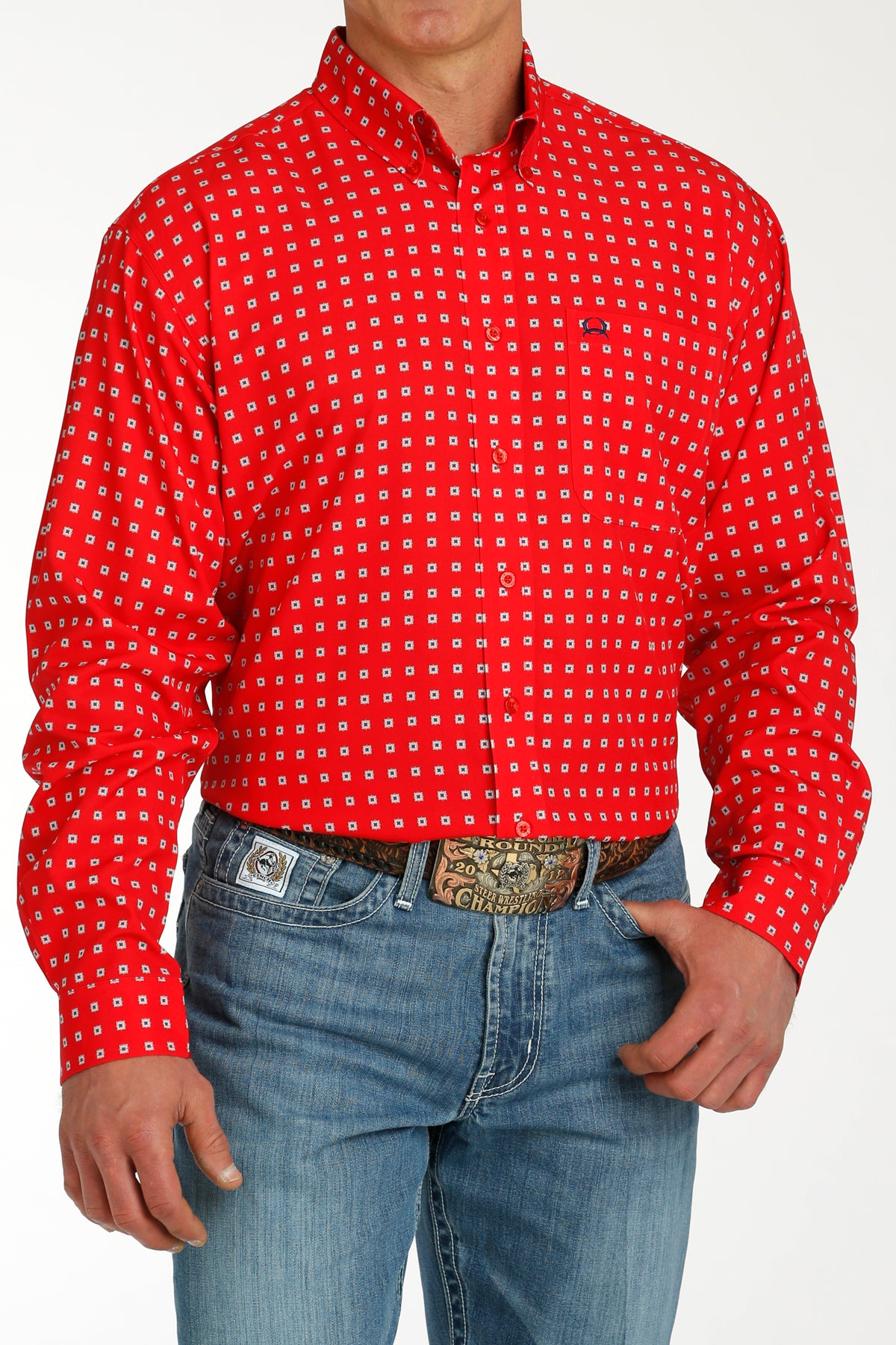 Cinch Men's Long Sleeve Shirt STYLE MTW1862028