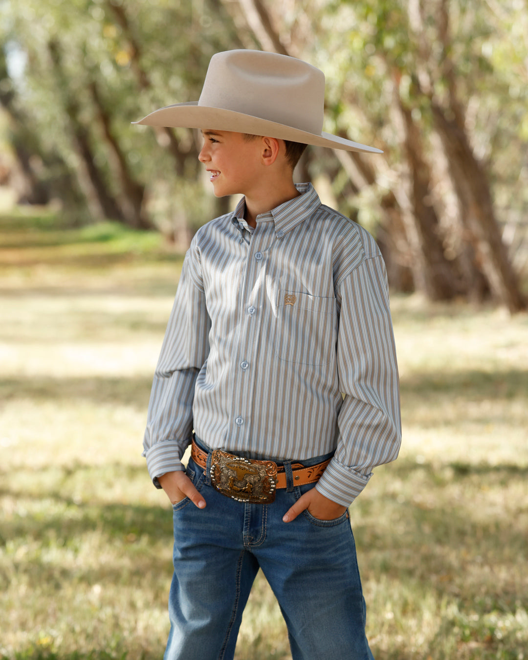 Cinch Men's Long Sleeve Shirt STYLE MTW7060428