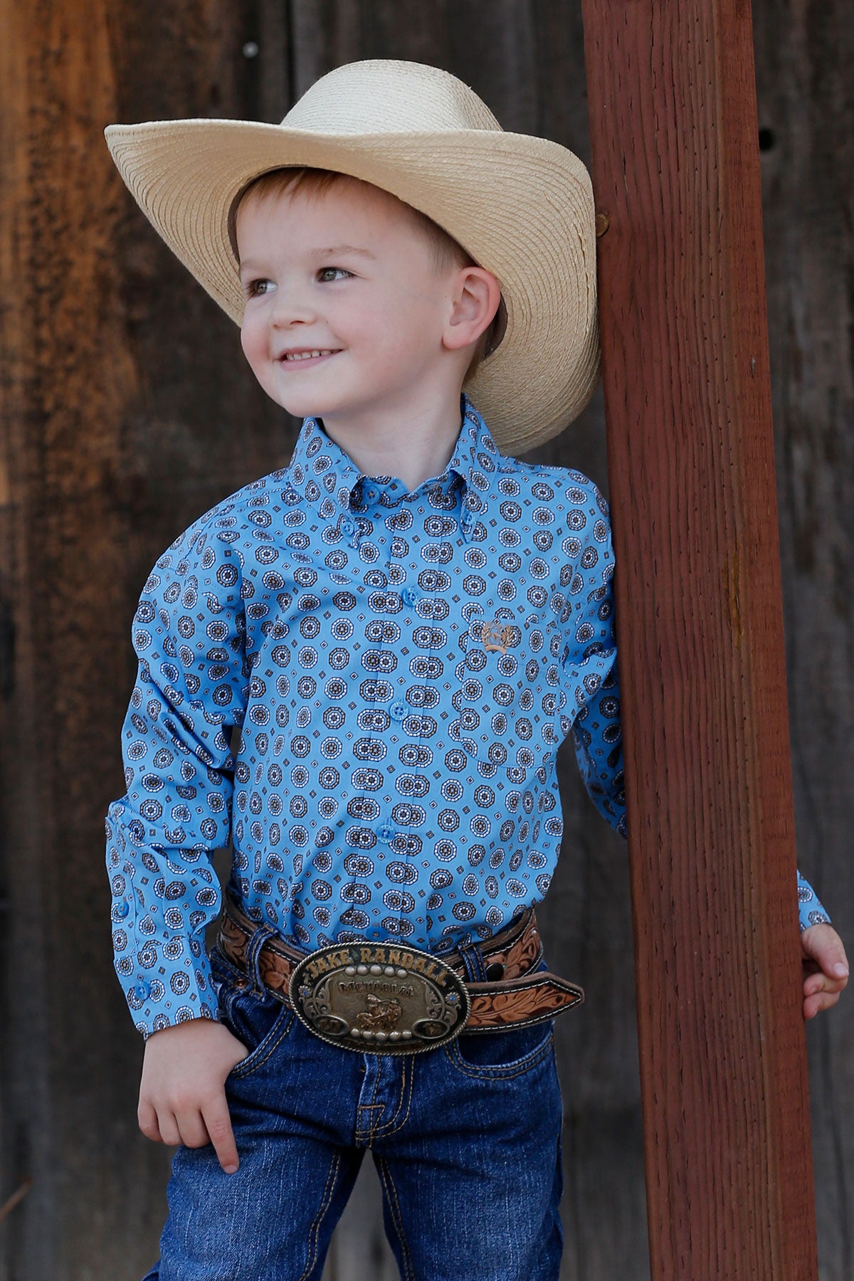 Cinch Toddler Boy's Long Sleeve Shirt STYLE MTW7061308