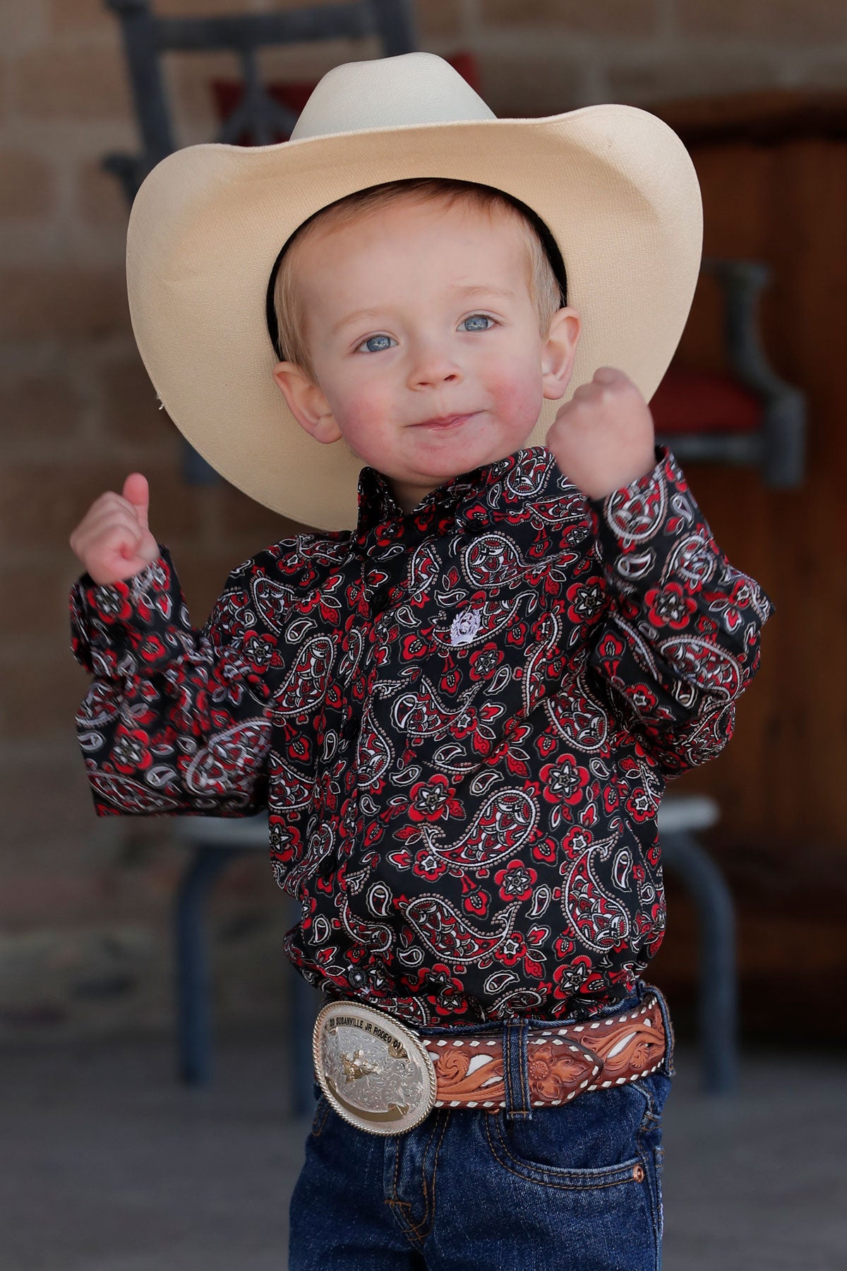 Cinch Infant/Toddler Boy's Long Sleeve Shirt STYLE MTW7061339