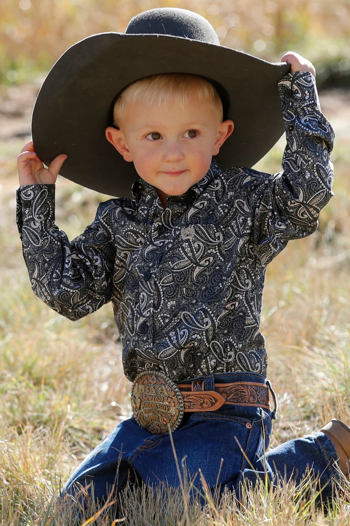 Cinch Toddler Boy's Long Sleeve Shirt STYLE MTW7061350