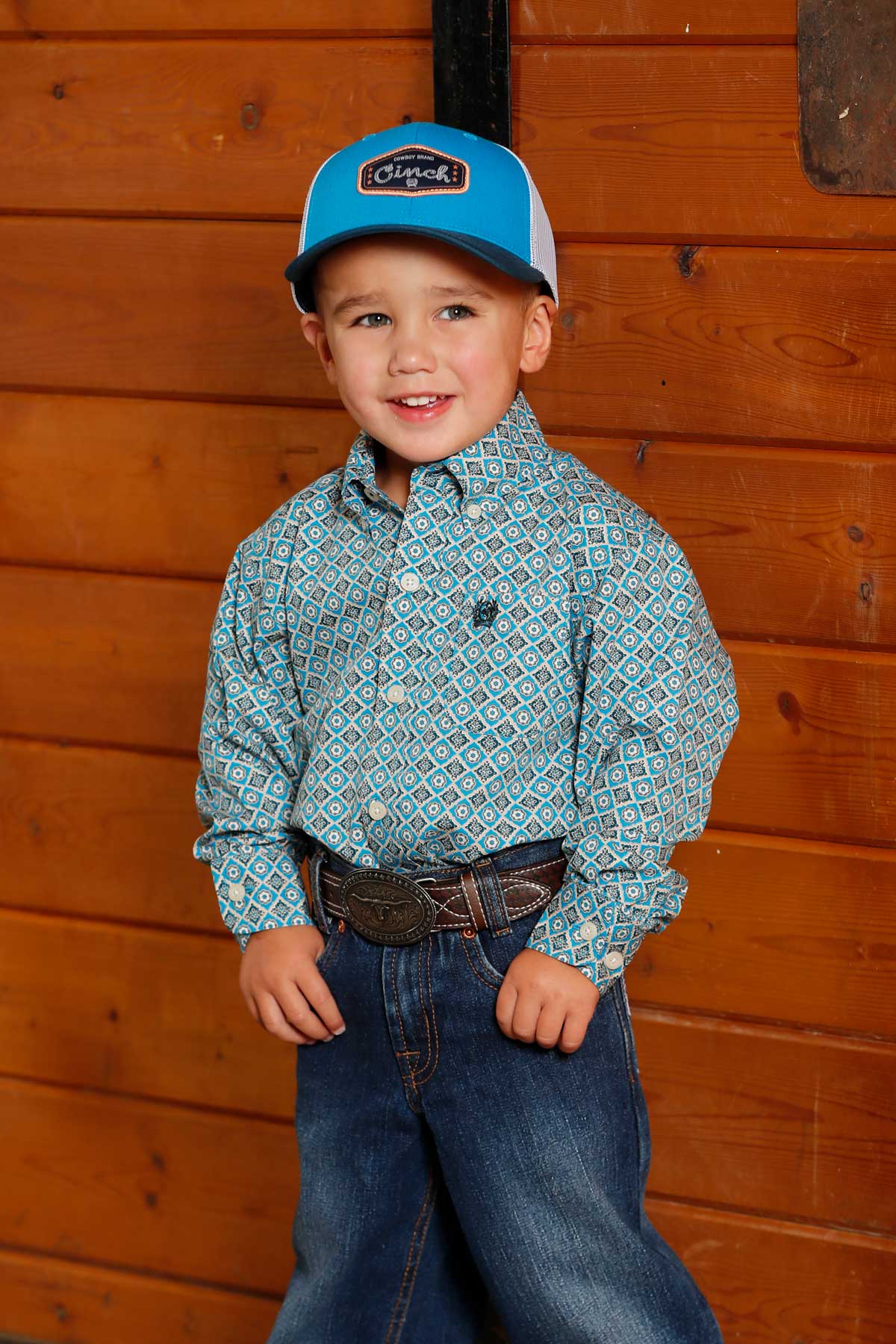 Cinch Toddler Boy's Long Sleeve Shirt STYLE MTW7061386