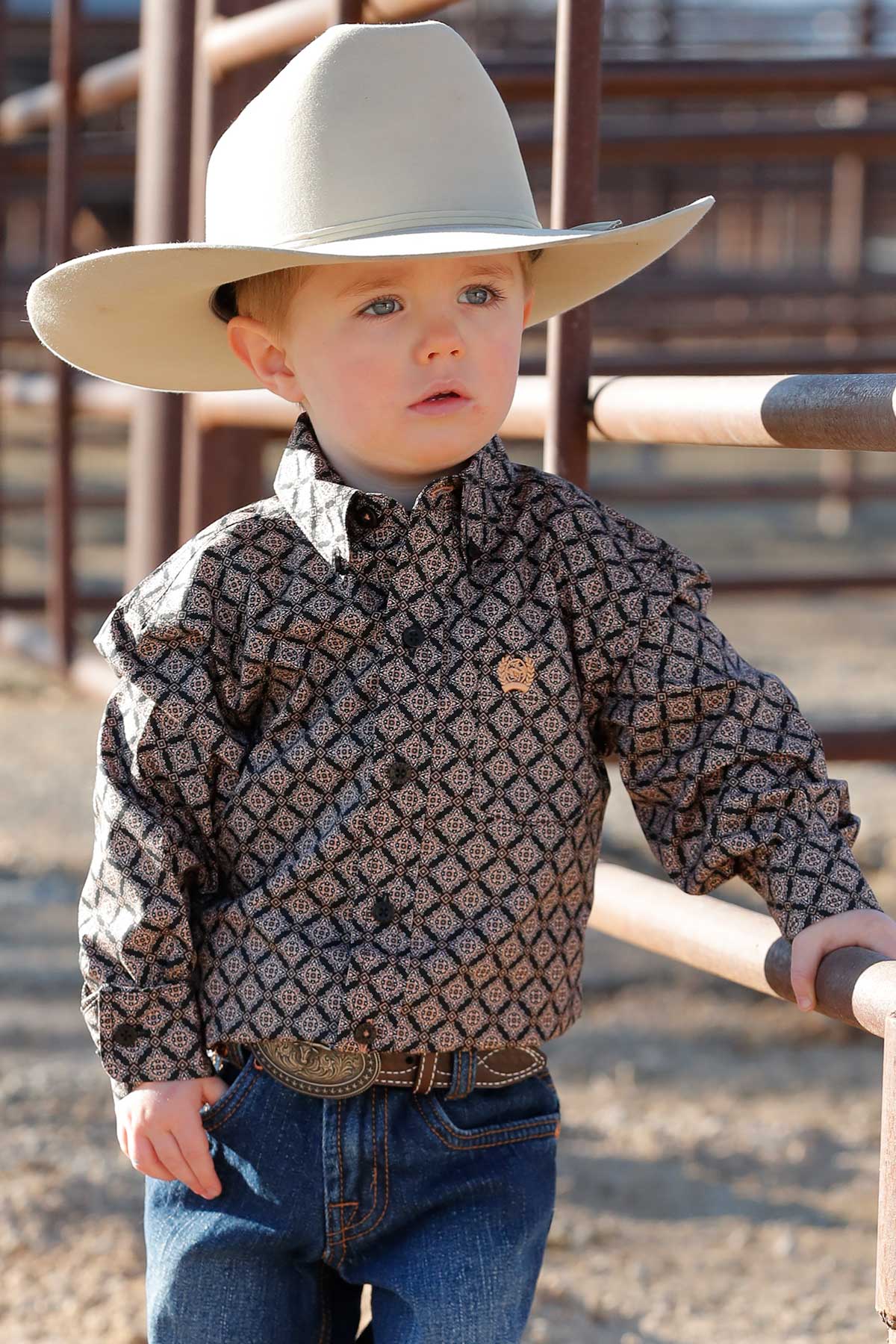 Cinch Infant/Toddler Boy's Long Sleeve Shirt STYLE MTW7062360