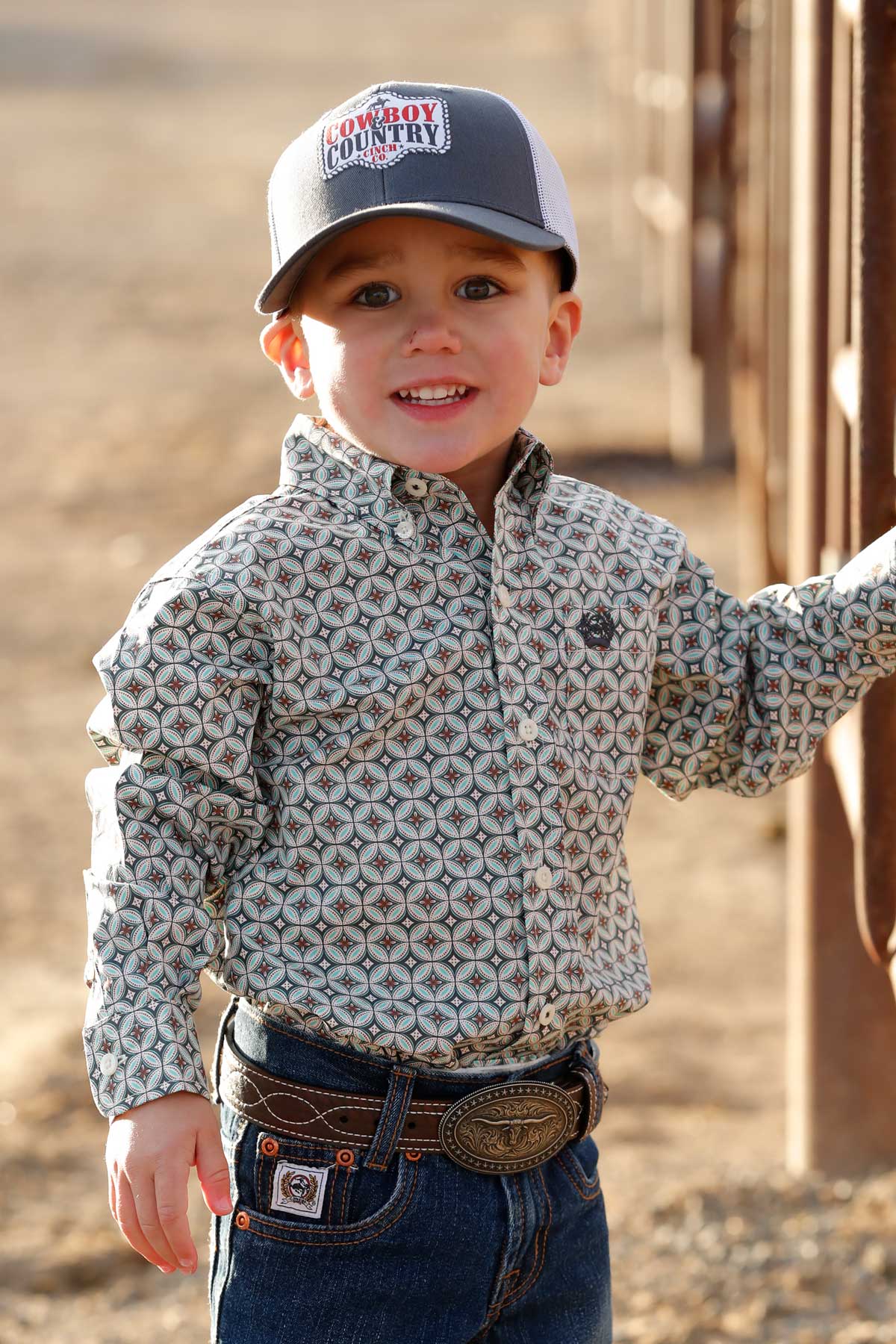 Cinch Infant Boy's Long Sleeve Shirt STYLE MTW7062405