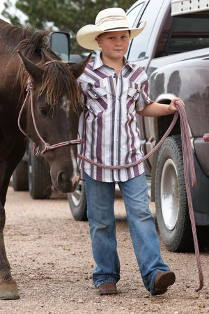 Cinch Boy's Short Sleeve Shirt STYLE MTW7171002