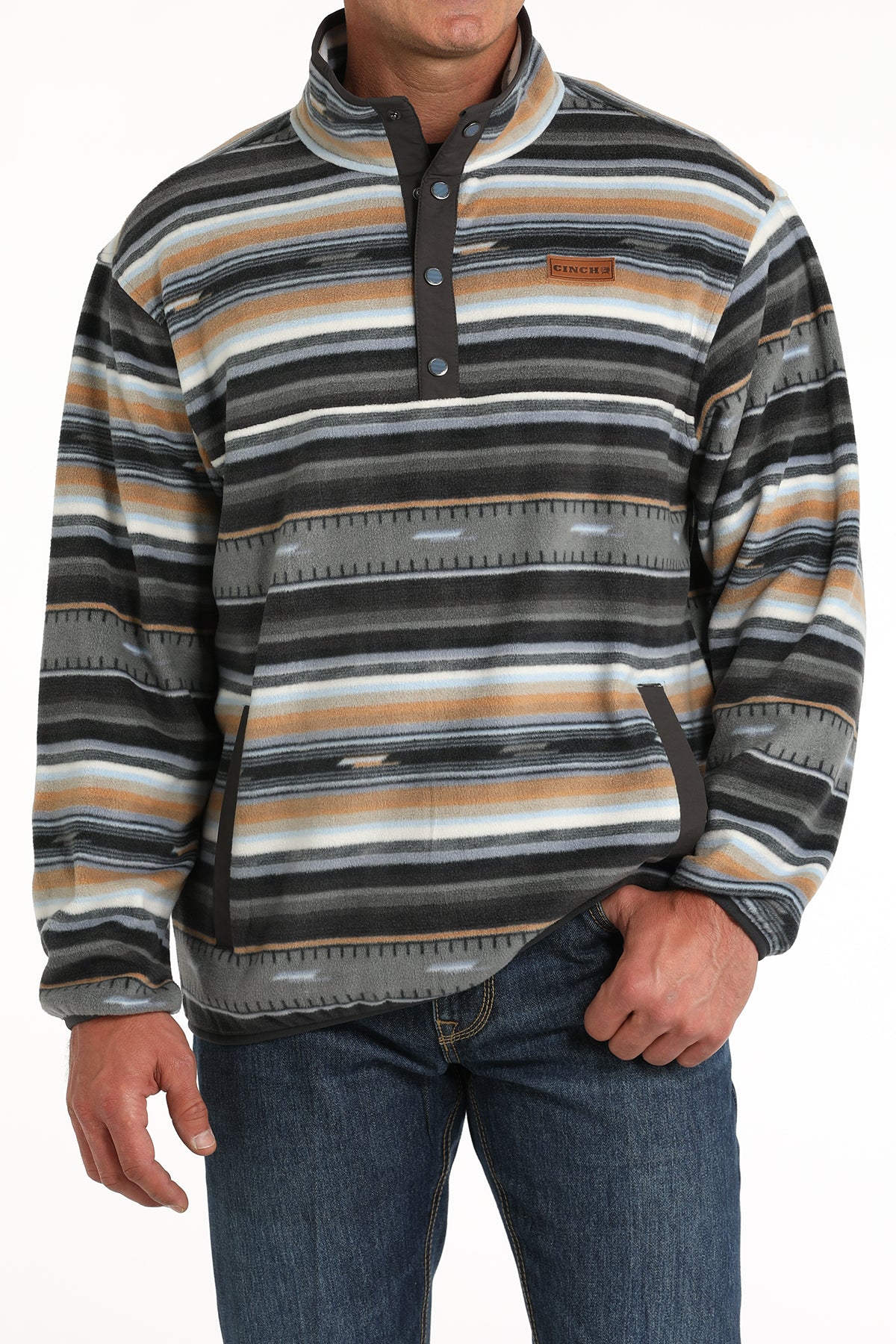 Cinch Men's Polar Fleece Pullover STYLE MWK1514024