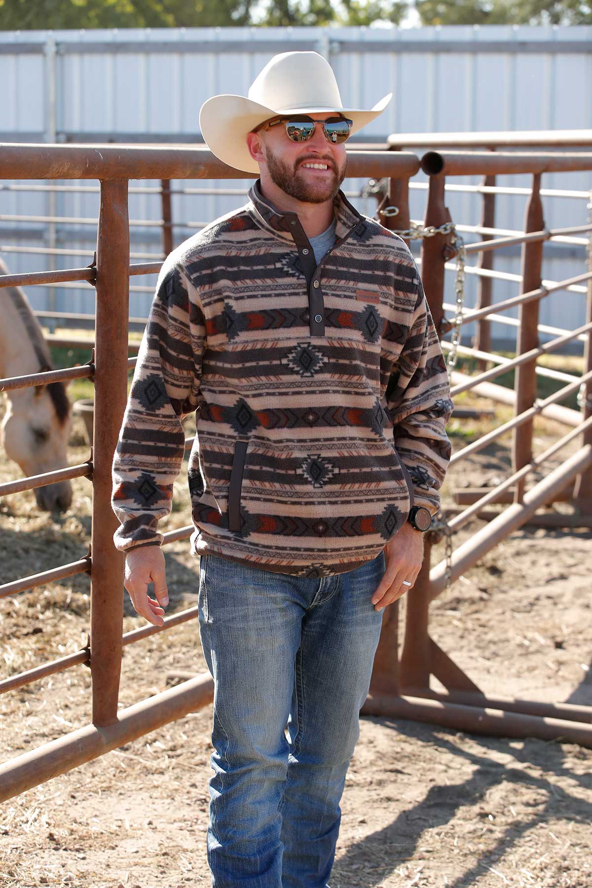 Cinch Men's Fleece Pullover STYLE MWK1514027