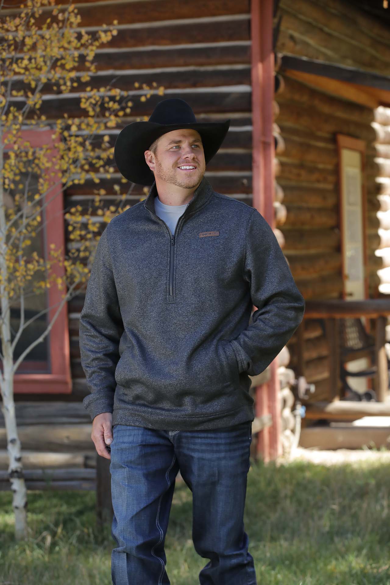 Cinch Men's 1/2 Zip Pullover STYLE MWK1913001