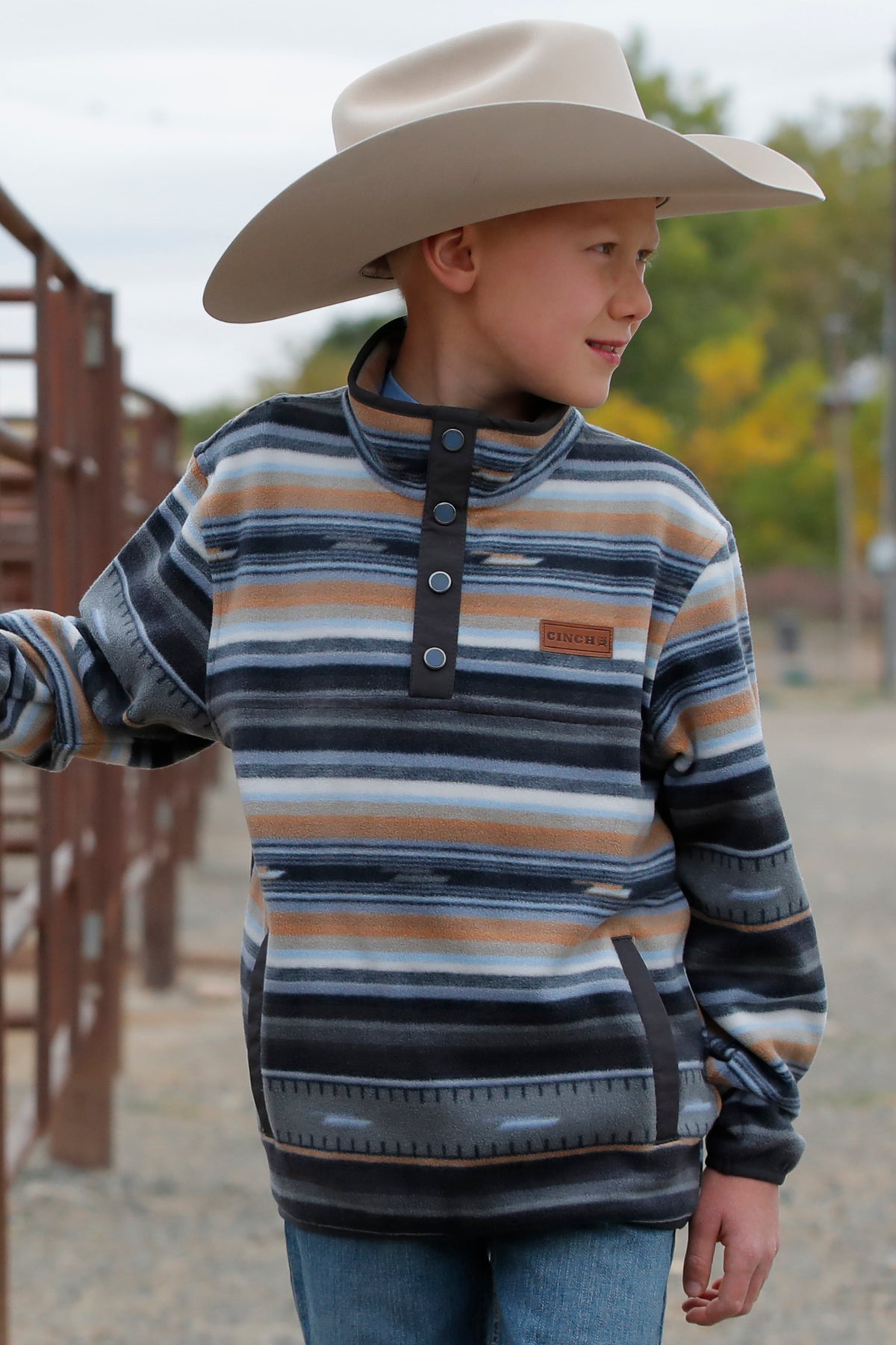 Cinch Boy's Polar Fleece Pullover STYLE MWK7590018