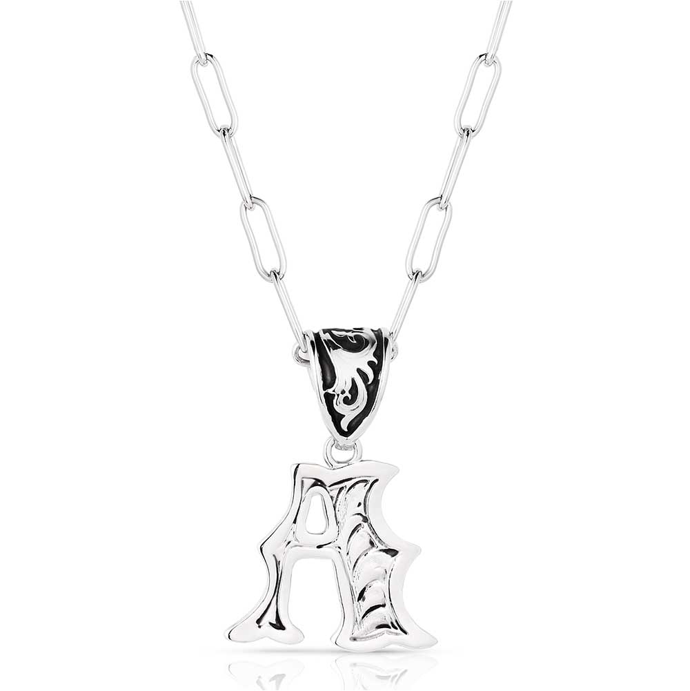 Montana Silversmiths Western Initial Necklace STYLE NC6096