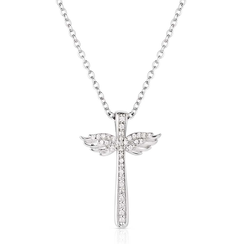 Montana Silversmiths Wings of Faith Cross Necklace STYLE NC6125