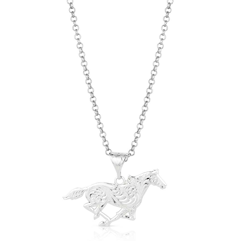 Montana Silversmtihs Running Horse Necklace STYLE NC6136