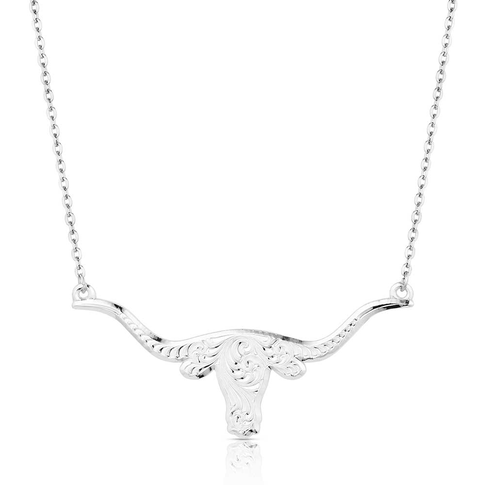 Montana Silversmiths Longhorn Necklace STYLE NC6139
