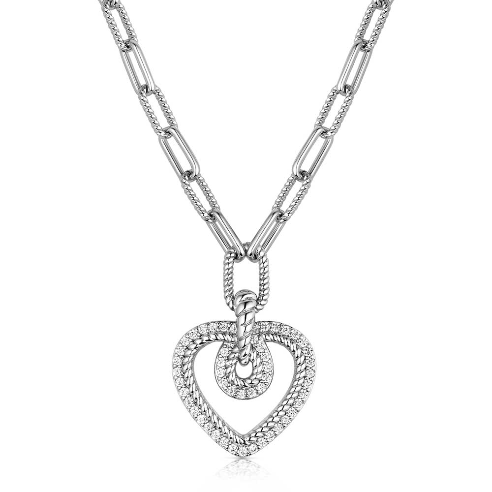 Montana Silversmiths Heart Crystal Necklace STYLE NC6472