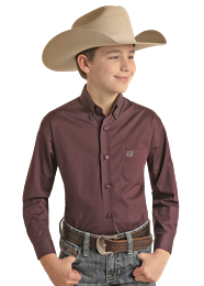 Panhandle Slim Boy's Long Sleeve Shirt STYLE PBB2S02613