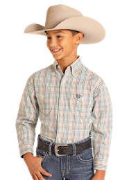 Panhandle Slim Boy's Long Sleeve Shirt STYLE PBB2S04843