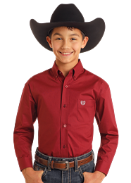 Panhandle Slim Boy's Long Sleeve Shirt STYLE PBB2S05431-60