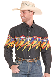Panhandle Slim Men's Long Sleeve Shirt STYLE PMN2S08952