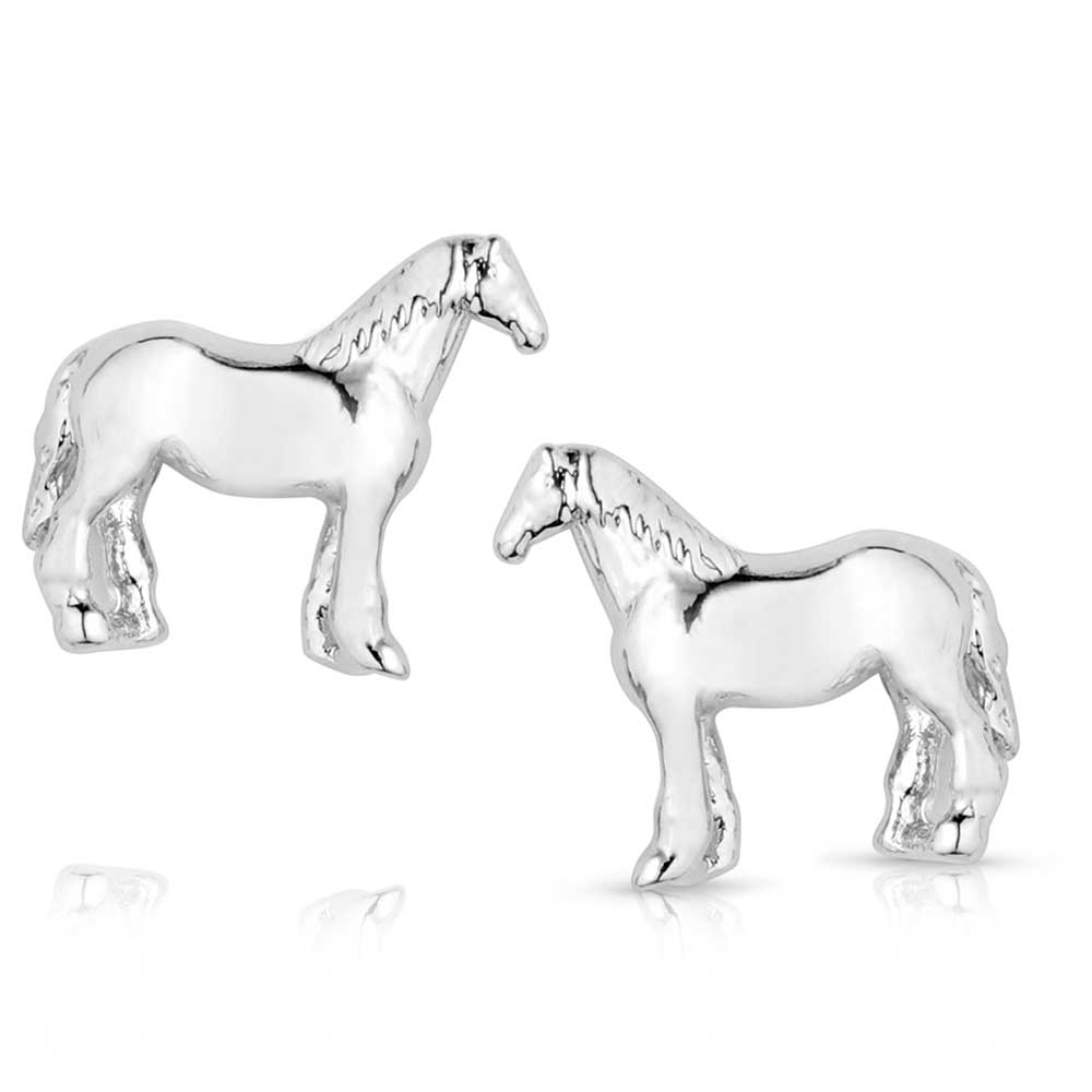 Montana Silversmiths Quarter Horse Earrings STYLE QER5972