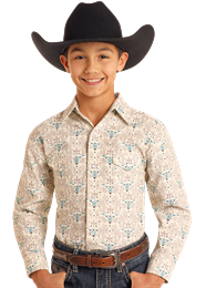 Panhandle Slim Boy's Long Sleeve Shirt STYLE RBN2S05095