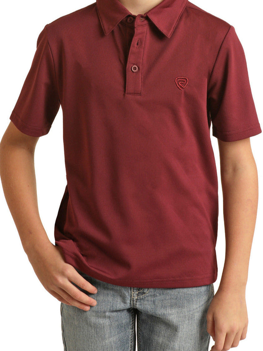 Rock & Roll Denim Boy's Polo Shirt STYLE RRBT51RZMR