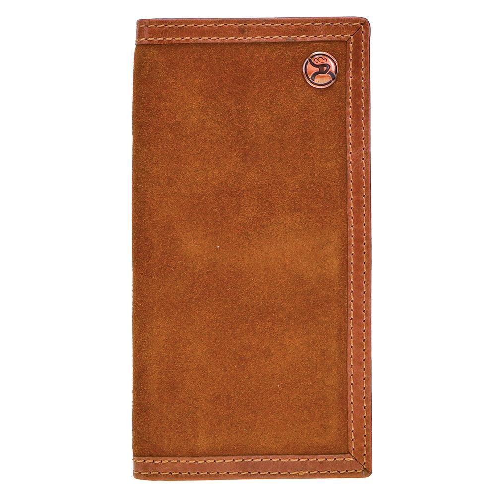 Hooey Roughout Leather Rodeo Wallet STYLE RW001-TNBR