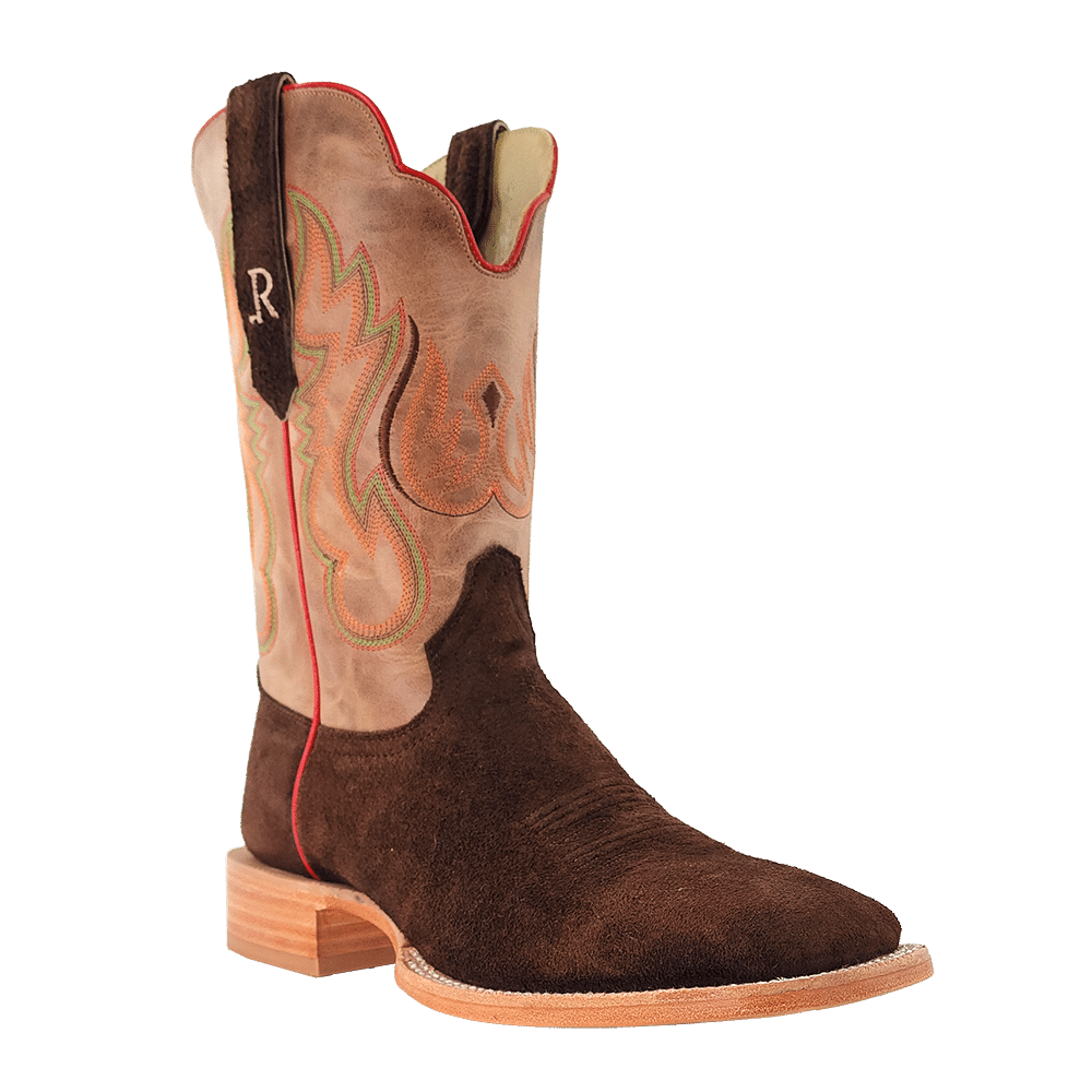 R. Watson Men's Chocolate Roughout Boot STYLE RW8037-2