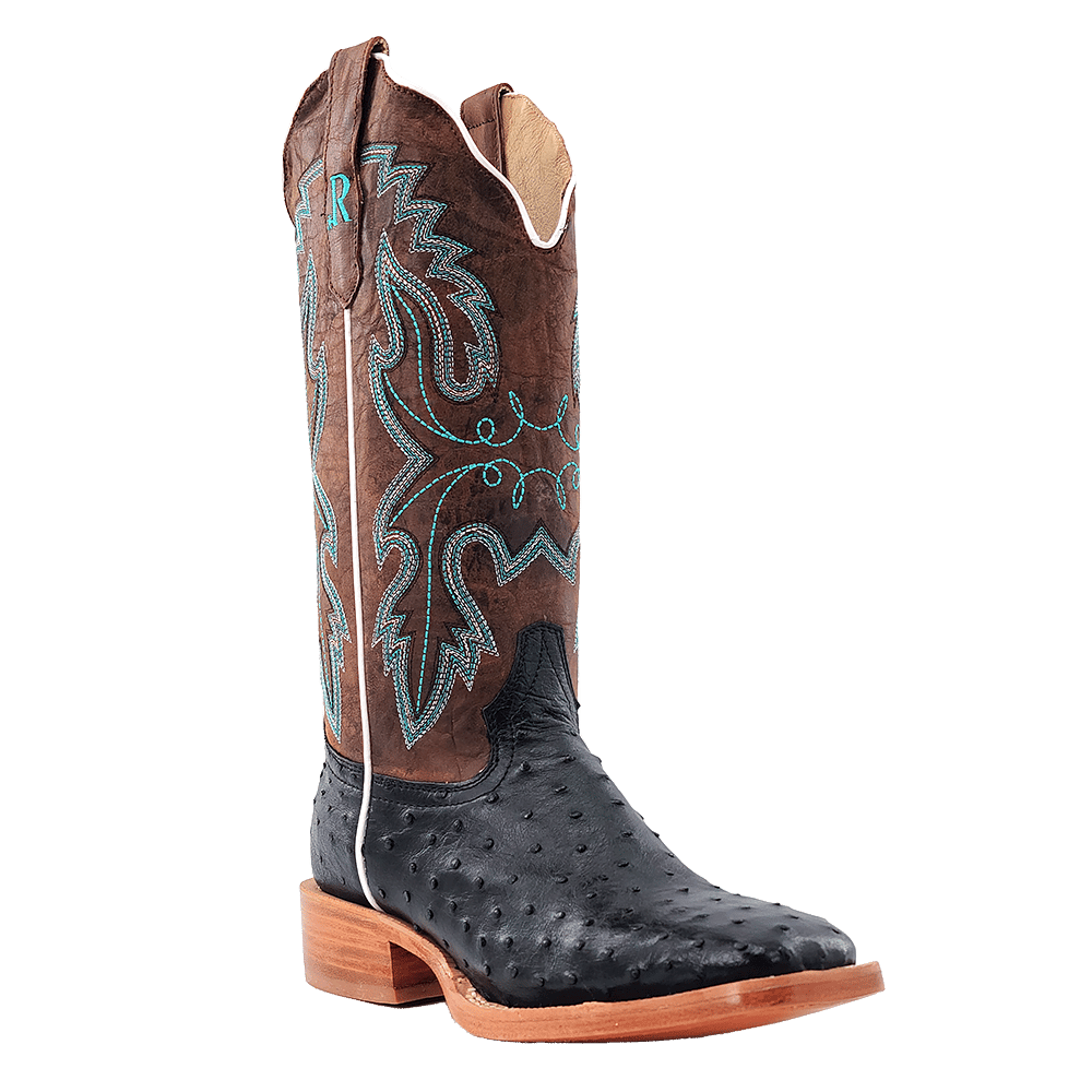 R. Watson Women's Black Full Quill Ostrich STYLE RWL4300-2
