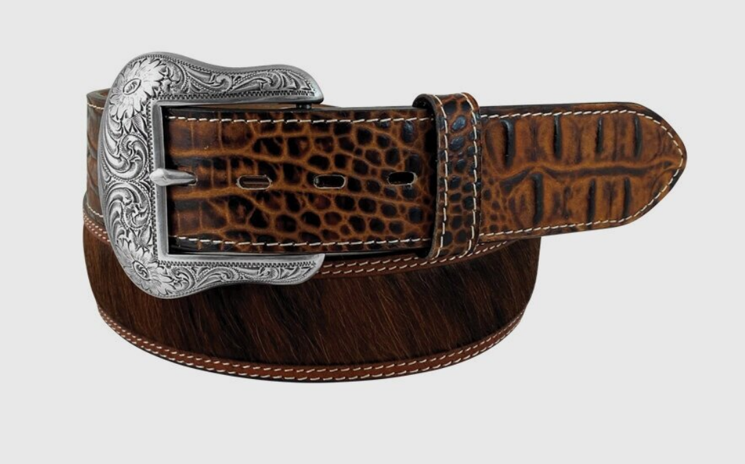 Roper Men's Hair On Hide Belt STYLE 8643500