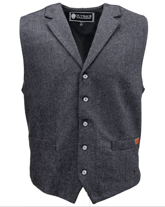 Outback Trading Co. Men's Vest STYLE 29785CHR