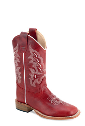 Old West Children's Square Toe Boot STYLE 1995C