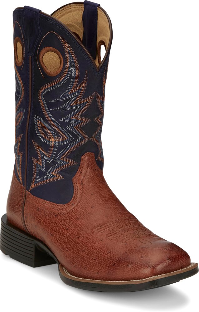 Justin Men's Smooth Ostrich Boot STYLE UN8751