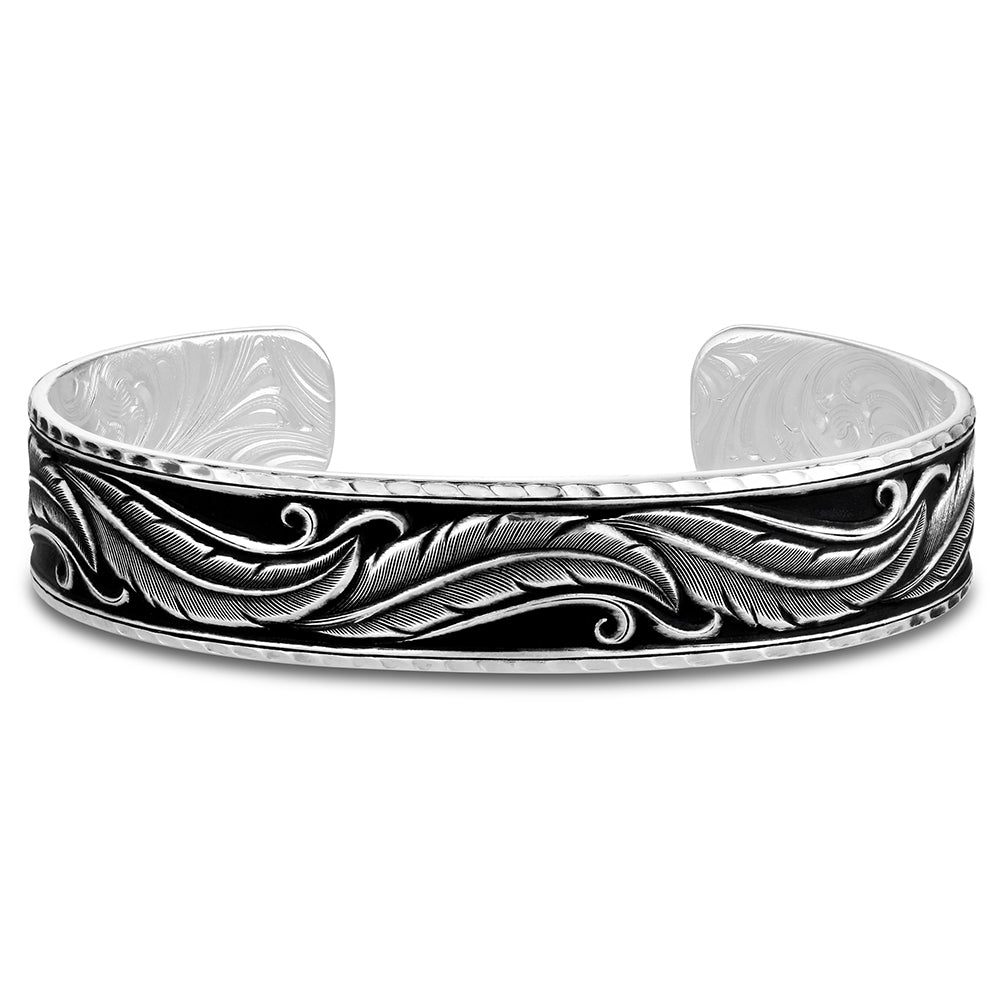 Montana Silversmiths Feather Cuff Bracelet STYLE BC6586